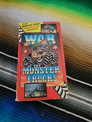 War Of The Monster Trucks Vintage Vhs Tested And Works • $9.98