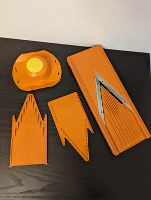 $20 • Buy Vintage Original German Borner V-Slicer Mandoline Food Shredder Slicer Orange