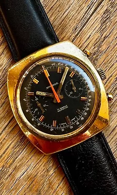 Sandoz Chronographe Suisse Cal Valjoux 7733  Manual Vintage • $400