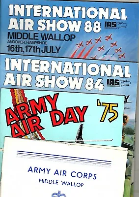£4.14 • Buy Middle Wallop Army Air Corps Air Show & Event Programmes 1960-2000 Selection