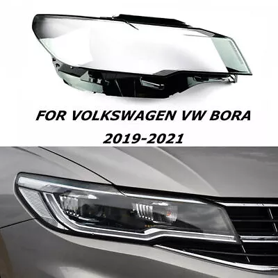 Right Clear Lampshade Lens Fit For Volkswagen VW Bora 2019-2021 Headlight Cover • $113.38