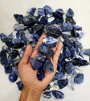 Sodalite Crystal - Sodalite Rough Stones - A Grade Raw Sodalite Wholesale Rocks • $9.95