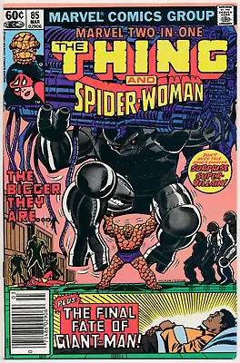 Marvel Two-In-One (Marvel 1974 Series) #85 VF Thing And Spider-Woman • $3.49