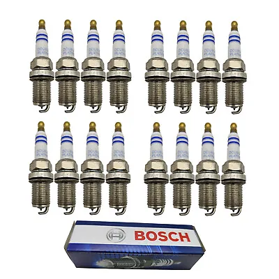 For Bosch Double Platinum Set 16PCS Spark Plugs For Mercedes C215 W210 • $82.99