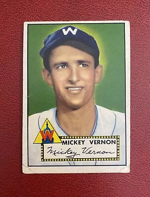 1952 Topps #106 Mickey Vernon (GD) Z9748 • $9.44