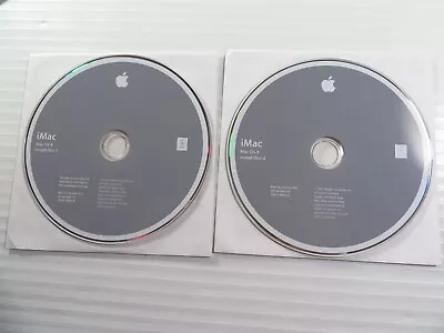 Macintosh IMac OS X 10 Jaguar V10.2 Mac Install Restore Software CDs Discs 2002 • $49.99