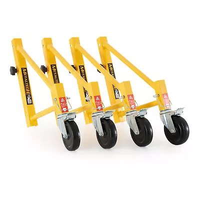 MetalTech Set Of 14-Inch Baker Style Scaffolding Outriggers With Casters 4 Pack • $74.32