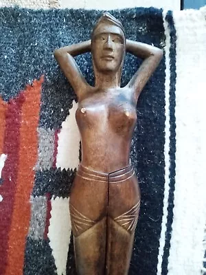 Vintage Wooden Naked Lady Nutcracker Naughty • $22.99