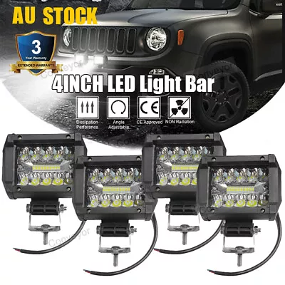 4Pack 4inch LED Work Light Bar Spot Pods Fog Lamp Offroad Driving Truck SUV ATV • $21.99