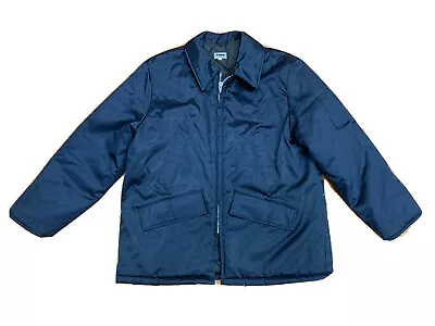 Men’s Vintage Todd Jacket Winter Made In USA Sz XL Navy • $25.60