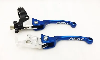 ASV F3 Blue Front Brake Clutch Perch Levers Pair Pack Suzuki LT-R 450 LTR 450 • $149.95