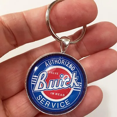 Vintage Authorized Buick Sales And Service Sign Reproduction Keychain • $12.95