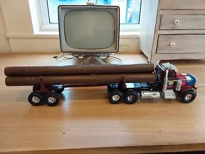 Vintage Ertl Peterbilt Logger Truck Great Northwest Timber W/ Logs Near Complete • $89.99