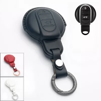 Genuine Leather Car Key Case Cover For Bmw MINI Countryman Cooper F54 F55 F56 • $27.50