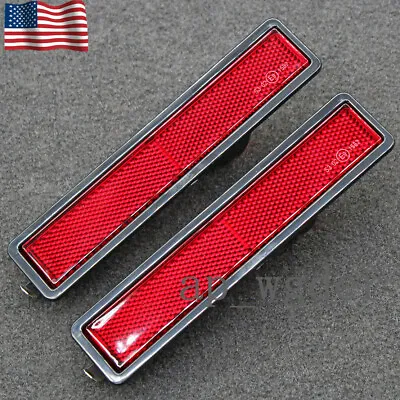 Pair Of Red Bumper Side Marker Light Lamp Fit For BMW E30 3 Series1984-1991 New • $16.09