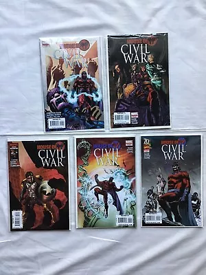 Marvel Comics House Of M Civil War #1-5 Mini Series Complete Set (2008) • $34.99