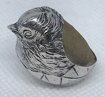 Antique Edwardian Sterling Miniature Silver Pin Cushion Sampson Mordan 1908 • £120