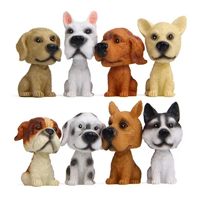 Bobblehead Puppy Nodding Dog Shake Head Toys For Car Furnishing Dashboard Decor • £7.69