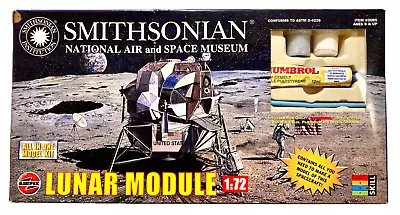 Airfix 1/72 Scale Lunar Module Model Kit 3085 Smithsonian Air And Space Museum • $16.99