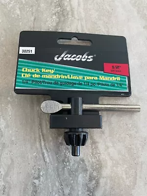 Jacobs 30251 Soft Steel T-Handle K32 Chuck Key 3/8 X 1/2 In. • $9.88