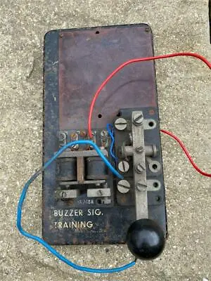 £45 • Buy WWII British Military Army Training Buzzer Signal, Morse Code Key Tapper HG