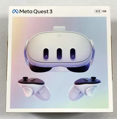 Meta Quest 3 512GB VR Headset Complete System • $579