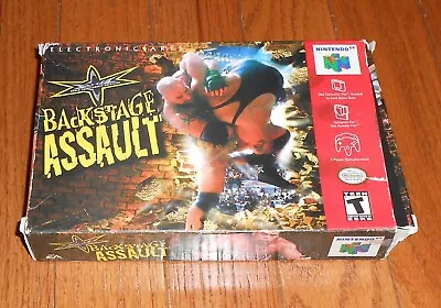 N64 Back Stage Assault Empty Box  • $16.99