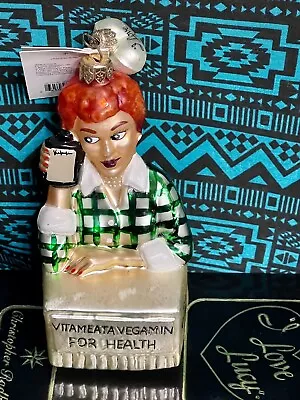 Radko I Love LUCY VITAMEATAVEGAMIN Ornament 5” 98-LCY-01 NIBWT • $139.99