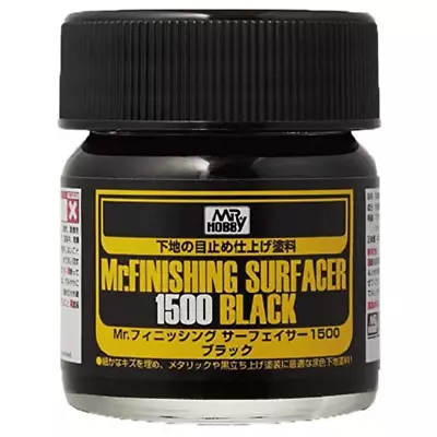 Mr Hobby Mr Finishing Surfacer Black 1500 • $6.95