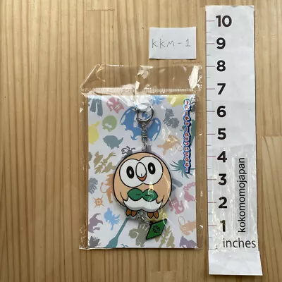$19.97 • Buy Pokemon Center Rowlet Z Crystal Acrylic Keychain [KKM-1]