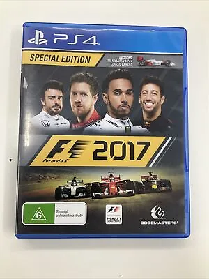 Platstation 4 Console Game F1 2017 SPECIAL EDITION Excellent Condition PS4 • $14.36