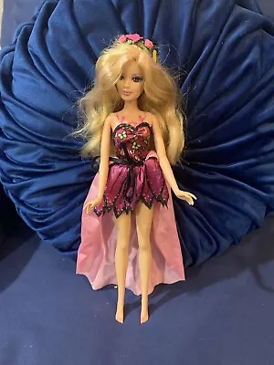 Barbie Mariposa Butterfly Fairy Doll 2007 Missing Wings + Shoes • $24.99