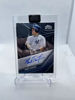 2023 Topps Chrome Black Mark Teixeira Encased Auto Yankees • $19.99