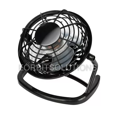 Mini USB Desk Fan Super Quiet Portable Cooling Air Cooler For Computer Laptop • $20.99