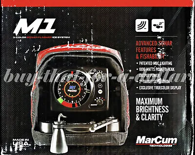 *NEW* MarCum M1 Ice Sonar Flasher System-3 Color-Fishing-Fish Finder-1000 Watts • $284.99