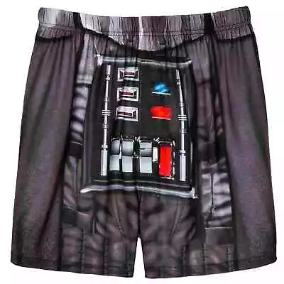 Star Wars Darth Vader Mens Black Costume Boxer Shorts • $16.99