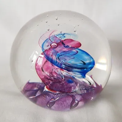 £28 • Buy Selkirk Glass Scotland Paperweight - Masquerade 1990 - Peter Holmes