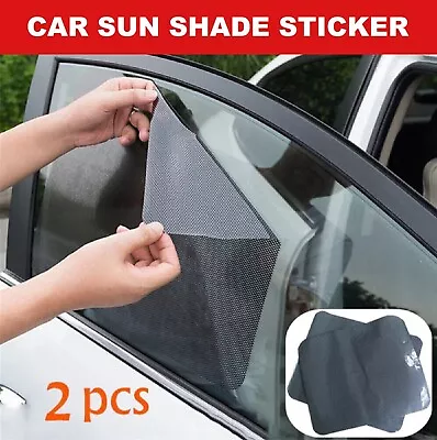 2x Universal Sun Shades Rear Side Seat Car Window Socks Baby Protection Stickers • $11.49