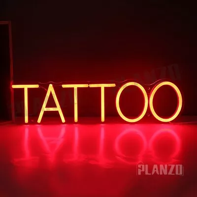 Tattoo Neon Sign Light Wall Sign Beer Bar Pub Garage Display Man Cave Decor Gift • $29