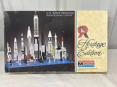 VTG 1:128 Scale US SPACE MISSILES-HERTIAGE EDITION By Monogram #6055 NOB • $99.99