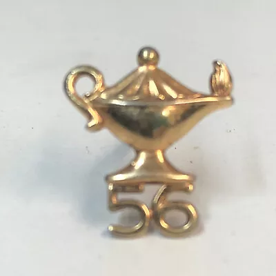 Vintage Masonic Magic Lantern 56 Gold Tone Lapel/Tie Pin  Approximately 1/2  • $8.99