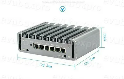 £398.99 • Buy Intel I7 7500U 6 Intal LAN Firewall Fanless  Mini Pc VPN Pfsense, UK