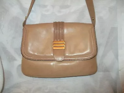 Vintage Coblentz Leather 3 Compartment Expandable Shoulder Bag /satchel • $55