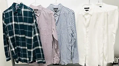 Banana Republic (Lot Of 5) Men’s Size Large Dress Shirts (4) & 1 Short Sleeve • $35