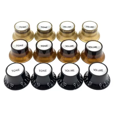 Gold Top Hat 2 Volume & 2 Tone Knobs For Gibson Les Paul SG ST Guitars • $24.17