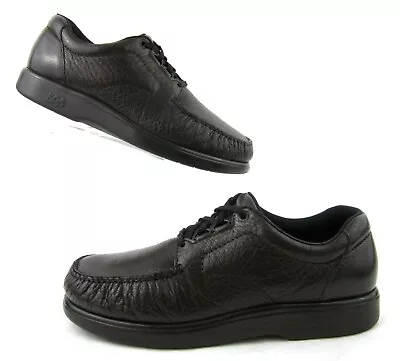 SAS 'Bout Time' Lace Up Loafers Cordovan Leather US 12M Upgraded Insoles • $67