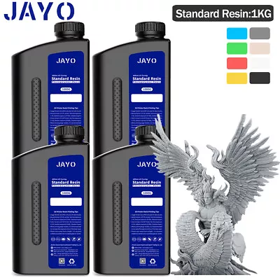 JAYO 1KG Photopolymer Resin 405nm Low Odor Rapid UV Resin 4K 8K LCD 3D Printer • £17.89