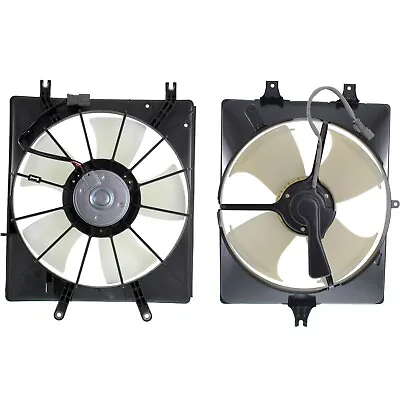 Radiator Cooling Fan And A/C Condenser Fan Set For 2004-2008 Acura TL Single Fan • $111.99