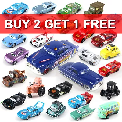 $13.99 • Buy Disney Pixar Cars Lot Lightning McQueen 1:55 Diecast Model Car Metal Gift Toys