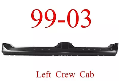 99 03 Ford Left Crew Cab Extended Rocker Panel 4 Door F150 Super Crew Truck • $134